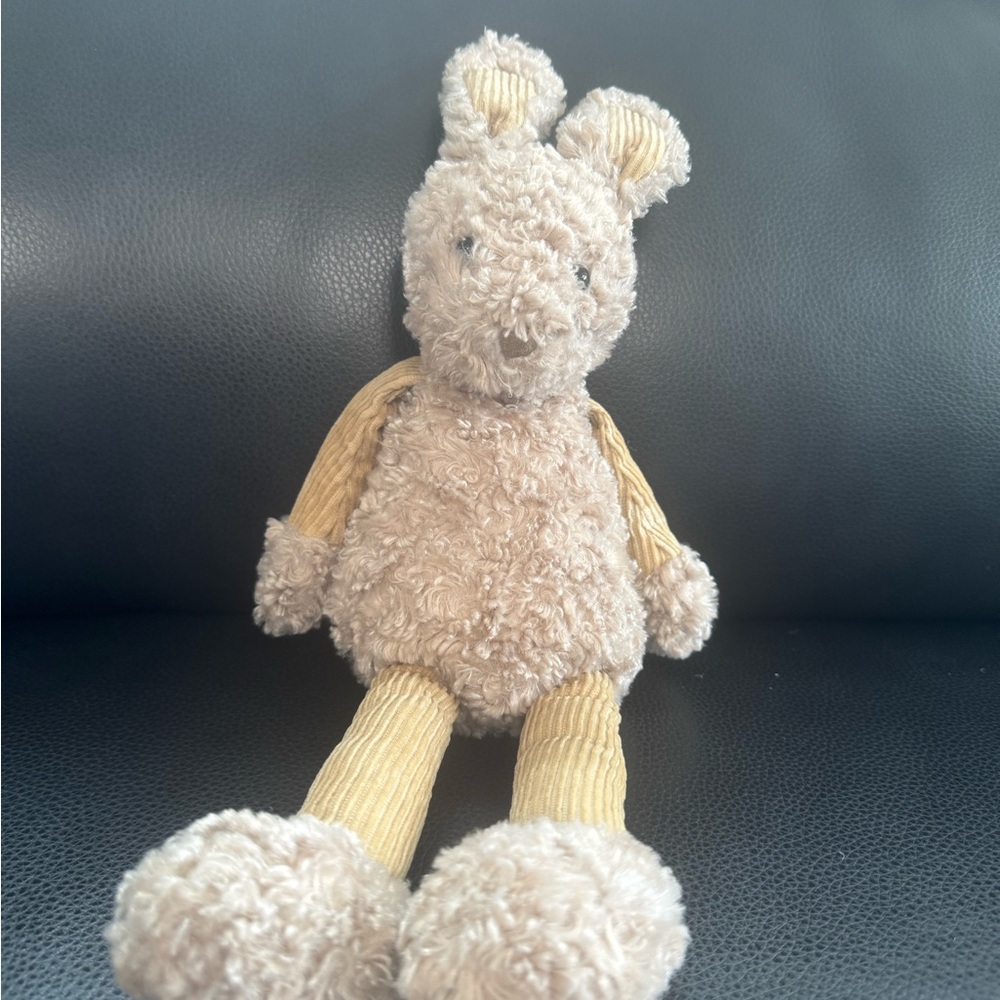 Jellycat Plush Bunny Toy - Tan corduroy